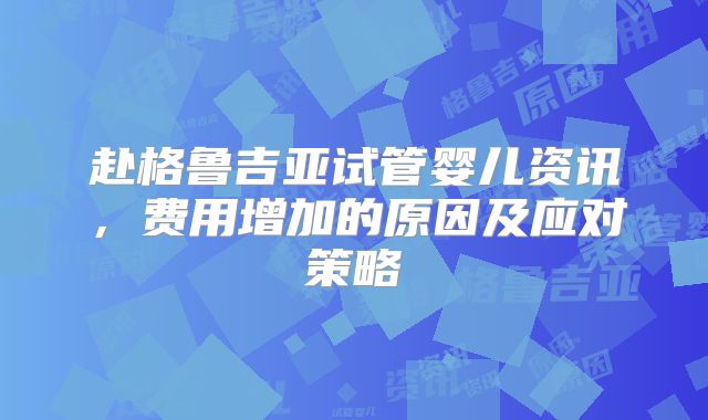 赴格鲁吉亚试管婴儿资讯，费用增加的原因及应对策略