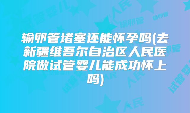 输卵管堵塞还能怀孕吗(去新疆维吾尔自治区人民医院做试管婴儿能成功怀上吗)
