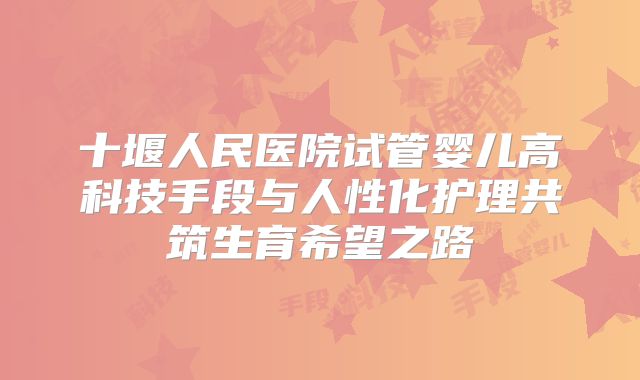 十堰人民医院试管婴儿高科技手段与人性化护理共筑生育希望之路