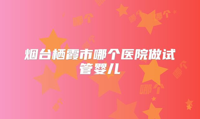 烟台栖霞市哪个医院做试管婴儿
