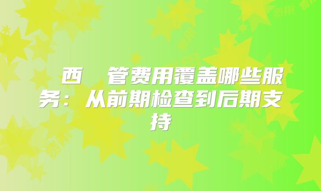 馬來西亞試管费用覆盖哪些服务:从前期检查到后期支持