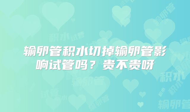 输卵管积水切掉输卵管影响试管吗？贵不贵呀