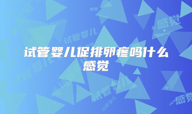 试管婴儿促排卵疼吗什么感觉
