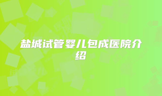 盐城试管婴儿包成医院介绍
