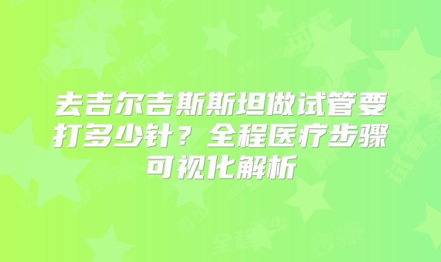 去吉尔吉斯斯坦做试管要打多少针？全程医疗步骤可视化解析