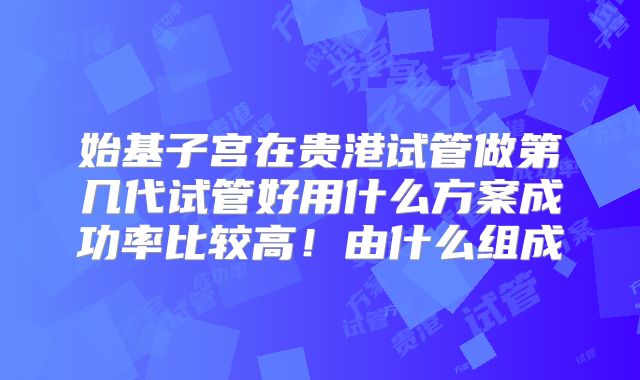 始基子宫在贵港试管做第几代试管好用什么方案成功率比较高！由什么组成