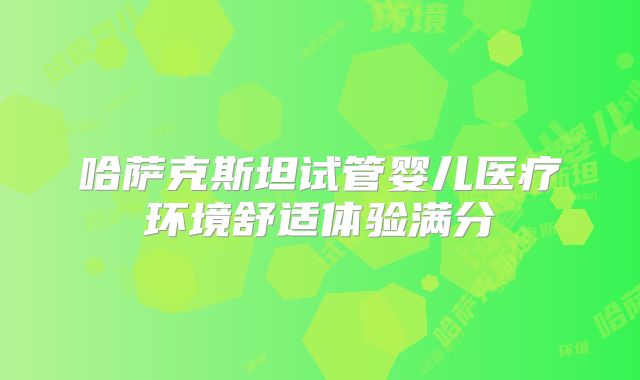 哈萨克斯坦试管婴儿医疗环境舒适体验满分