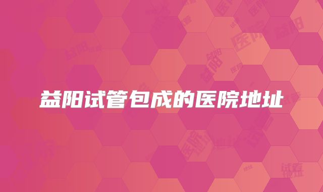 益阳试管包成的医院地址