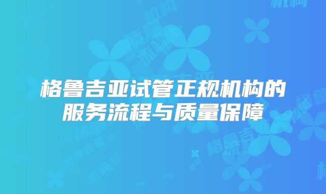 格鲁吉亚试管正规机构的服务流程与质量保障