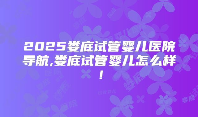 2025娄底试管婴儿医院导航,娄底试管婴儿怎么样！