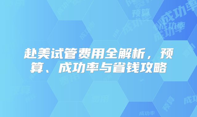 赴美试管费用全解析，预算、成功率与省钱攻略