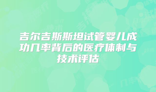 吉尔吉斯斯坦试管婴儿成功几率背后的医疗体制与技术评估