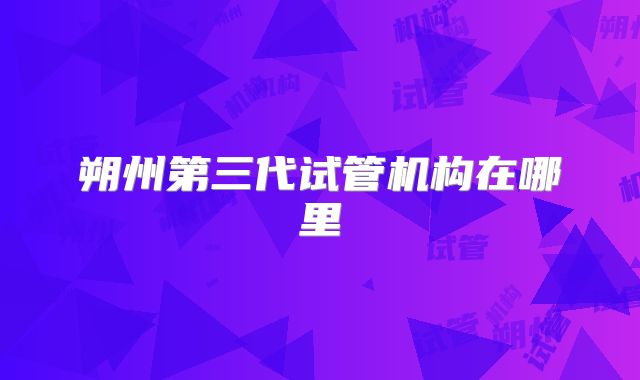 朔州第三代试管机构在哪里