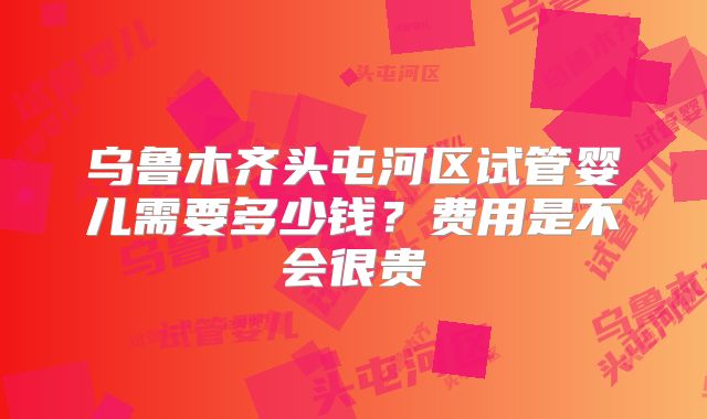 乌鲁木齐头屯河区试管婴儿需要多少钱？费用是不会很贵