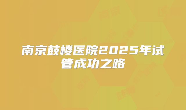 南京鼓楼医院2025年试管成功之路