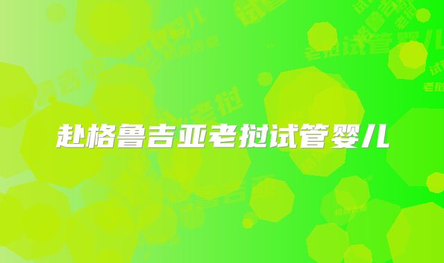 赴格鲁吉亚老挝试管婴儿