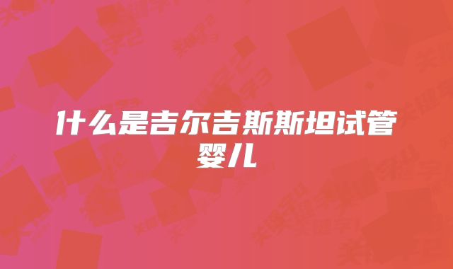 什么是吉尔吉斯斯坦试管婴儿