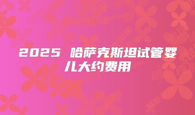 2025 哈萨克斯坦试管婴儿大约费用