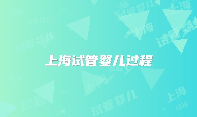 上海试管婴儿过程