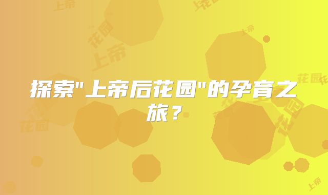 探索