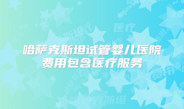 哈萨克斯坦试管婴儿医院费用包含医疗服务