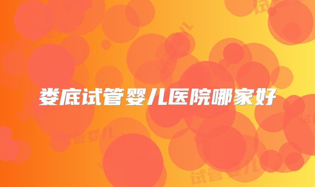 娄底试管婴儿医院哪家好