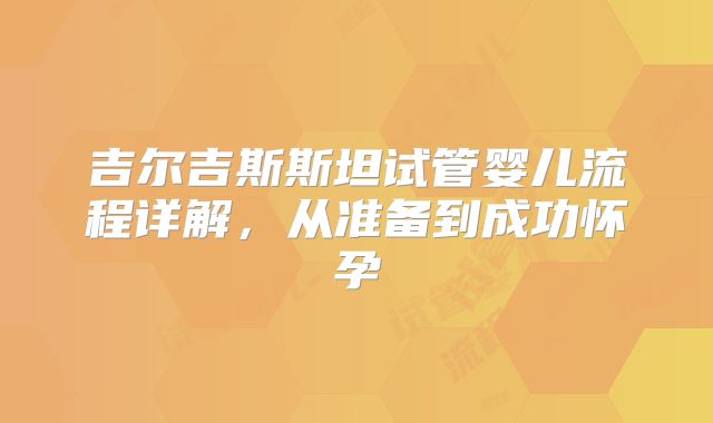 吉尔吉斯斯坦试管婴儿流程详解,从准备到成功怀孕