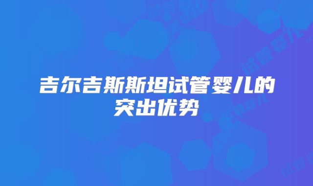 吉尔吉斯斯坦试管婴儿的突出优势