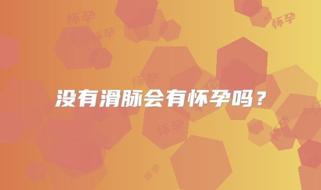 没有滑脉会有怀孕吗？