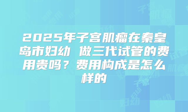 2025年子宫肌瘤在秦皇岛市妇幼 做三代试管的费用贵吗?费用构成是怎么样的