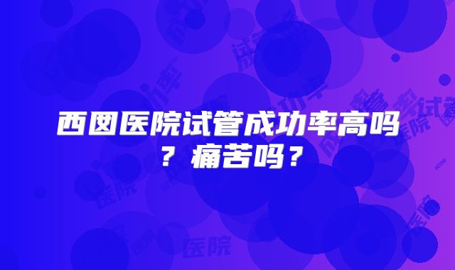 西囡医院试管成功率高吗?痛苦吗?