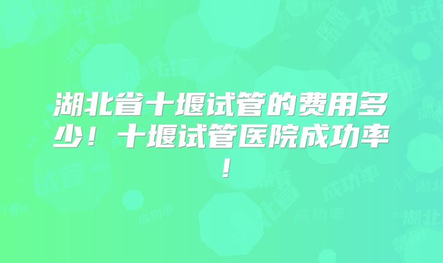 湖北省十堰试管的费用多少!十堰试管医院成功率!