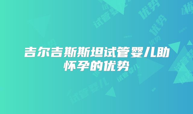 吉尔吉斯斯坦试管婴儿助怀孕的优势